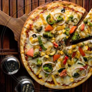 Light Veggie pizza (R)