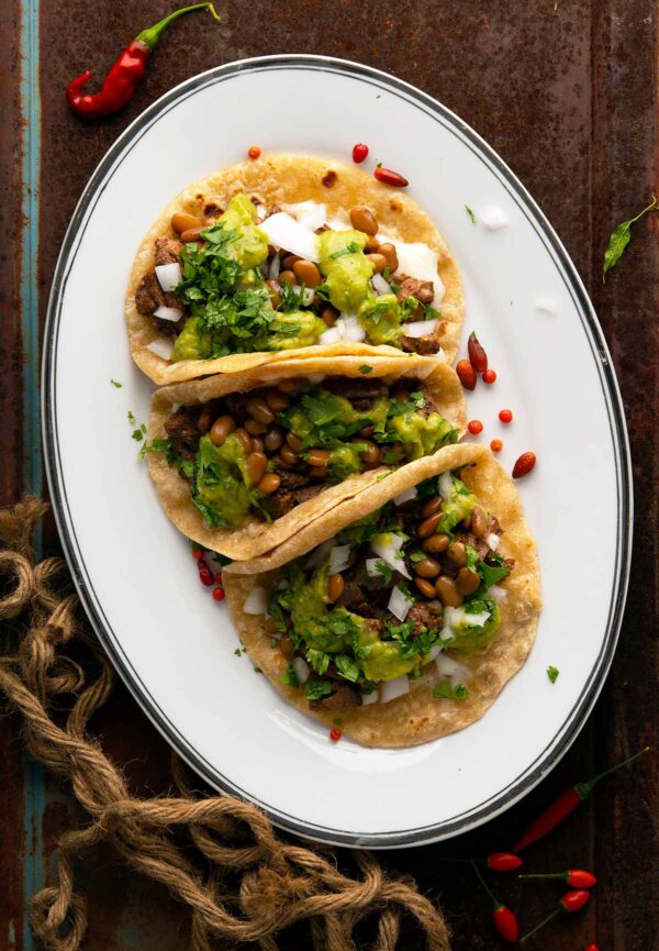 Veg Filler Taco (Meal - with Fries & Coke)